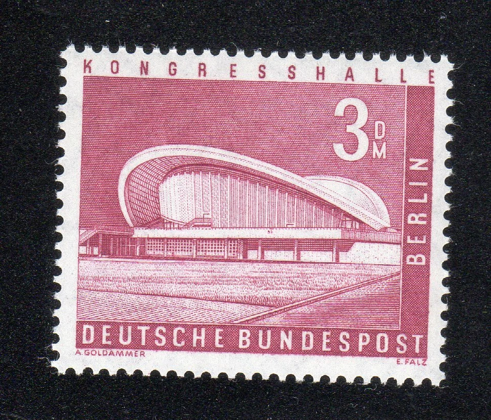 Germany 1956-63 SC# 9N136 - Congress Hall , Berlin - M-NH Lot # 191 - Image 1 of 2