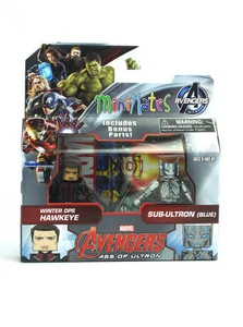 Marvel Minimates Winter Ops Hawkeye & Sub-Ultron Blue Series 61 Avengers New - Picture 1 of 4
