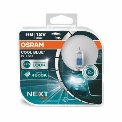 OSRAM 64212CBN-HCB 12V 35W Halogen Car Bulbs COOL BLUE® INTENSE H8 - Image 1 of 2