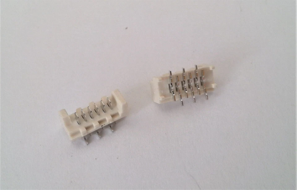 MOLEX 2 x Leiterplattenstiftleiste/ Picoflex - gerade -6-polig - RM 1,27 mm - NEU