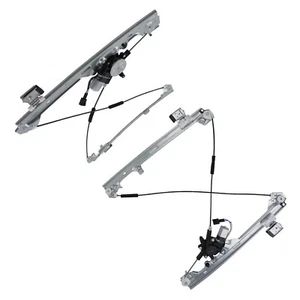 Window Regulator Assembly for GMC Sierra 2500HD 3500HD 01-07 Front Pair w/Motor - Picture 1 of 12