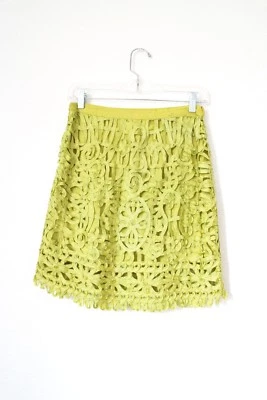 Falda midi Forever 21 verde cinta encaje talla M Foto 1 de 4
