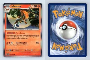 Infernape #33/167 SV Twilight Masquerade 2024 Pokemon Rare Holo TCG Card - Picture 1 of 1