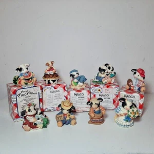 Mary's Moo Moos Menge 9 Kühe ~ Baseball Sommer Wassermelone Messe neue Eltern - Bild 1 von 24