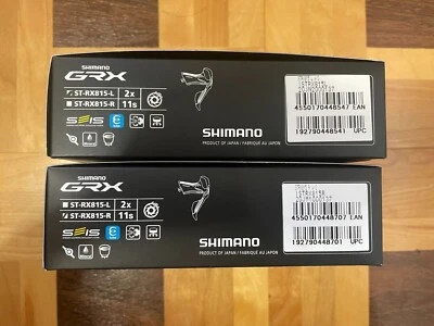 Shimano ST-RX815 2x11s Di2 Shifters Hydraulic Levers L+R GRX Gravel New unused - Image 1 of 4