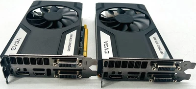 LOTE DE 2 TARJETAS GRÁFICAS DE VIDEO EVGA Geforce gtx 960 4gb gddr5 dvi 04g-p4-1962-kr Foto 1 de 4
