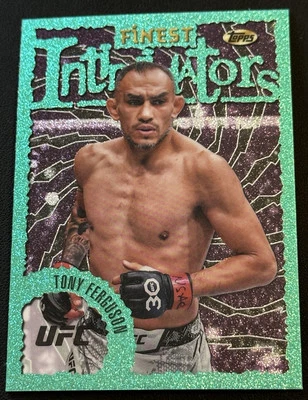2024 Topps Finest UFC Tony Ferguson Intimidators Aqua Glitter - Image 1 of 4