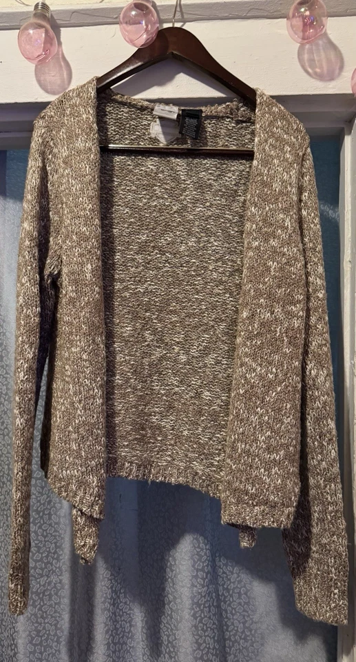 Cárdigan Harley Davidson marrón/crema/manchas doradas Foto 1 de 4