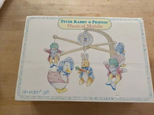 Peter Rabbit & Friends Musical Mobile 1993 - My First Beatrix Potter Eden Toys - Picture 1 of 13