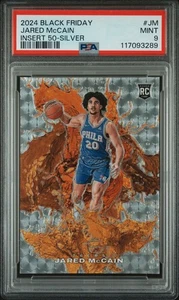 Jared McCain Splash of Color Silver Vinyl /25 PSA 9 RC 2024 Panini Black Friday - Picture 1 of 4
