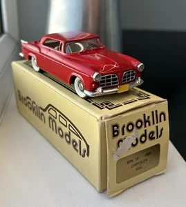 BROOKLIN MODELS 1955 CHRYSLER C-300 RED 1/43 WHITE METAL MODEL BRK19 BOXED - Picture 1 of 21