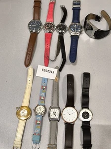 Lot of 10 Assorted Watches - Untested, Various Models - Zdjęcie 1 z 5