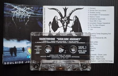 Darkthrone ‎– Soulside Journey 1996 MC Tape Cassette - Image 1 of 2