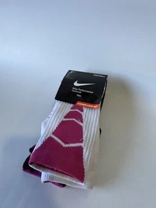 Calcetines Acolchados Fútbol Nike Performance Rosa Blanco Y Negro - Imagen 1 de 4