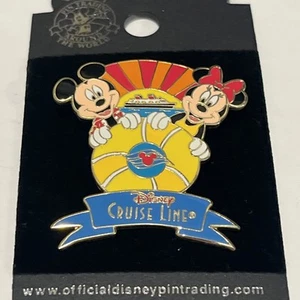 Disney Pin Trading Pin Cruise Line Mickey Minnie Mouse 2003 New On Card MINT v24 - Picture 1 of 3