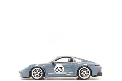 GT Spirit 1:18 Porsche 911 S/T (992) Heritage in Shore azul metálico (GT491) - Imagem 1 de 4