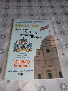 Final FA Cup 1981 Manchester City V Tottenham Hotspur Wembley - Imagen 1 de 18