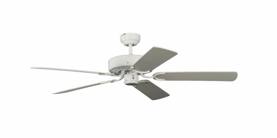 Ceiling Fan Winterbetrieb Living Room Potkuri White With Rattan - Image 1 of 2