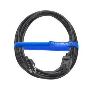 CP 15 ft 16/3 SJTW Outdoor Extension Cord, 3 Prong Grounded Plug, Black, CP10123 - Picture 1 of 8