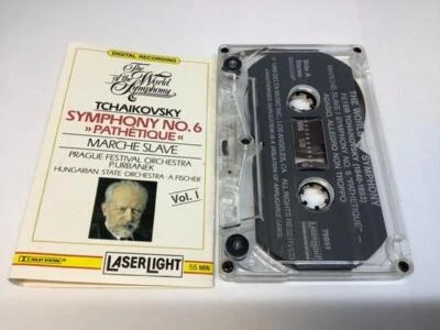 THE WORLD OF SYMPHONY Cassette TCHAIKOVSKY MACHE SLAVE PATHÉTIQUE VOL1  79-851 - Image 1 of 4