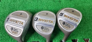 Dunlop Invicta Oversize Offset Wood Set 1 3 5 Right Hand Modulate Graphite - Picture 1 of 21