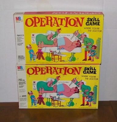 Vintage Operation Board Game Milton Bradley Smoking Doctor Extra Parts - Image 1 of 4