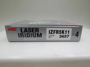 PACK OF 4 NGK (3657) IZFR5K11 Laser Iridium Spark Plug - Bild 1 von 2