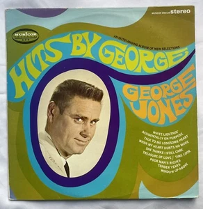 George Jones Hits By George  10 Track Vinyl Album - Bild 1 von 3