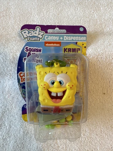 SpongeBob SquarePants RADZ FOAMZ Candy Dispenser NEW Gift Quality Cover