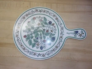 Vintage Formica Trivet Cutting Board, Double Sided Berry's Flower's FREE SHIPPIN - Picture 1 of 10