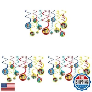 Amscan Toy Story 4 Decoraciones de Remolino Colgante - Diseños Surtidos, 12 Piezas (Paquete - Imagen 1 de 1