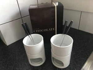 Small Fondue Set And Forks - Picture 1 of 1