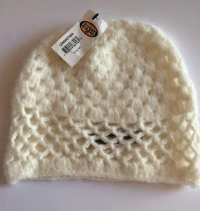Fossil Erica Hat Little Girls 100% Acrylic Knitted Off-White Cap Beanie Winter - Picture 1 of 4