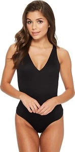 Only Hearts 187950 Womens Delicious Sleeveless V-Neck Bodysuit Black Size Small - Picture 1 of 2