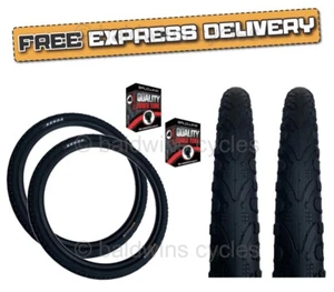 Kenda KHAN 27.5 x 2.10 Slick Tread Mountain Bike Road TYREs TUBEs K-935 - Picture 1 of 16