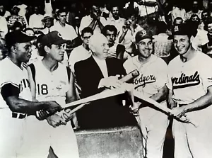 Foto Stan Musical Ted Kluszewski Duke Snider Willie Mays 1955 All-Star 11x14 - Foto 1 di 1