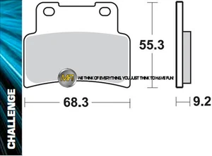 FOR APRILIA DORSODURO 750 2008 08 FRONT SINTERED BRAKE PADS BRAKING METAL - Picture 1 of 1