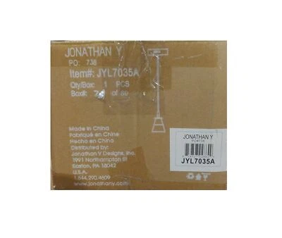 Jonathan Y Alain 5 pulgadas Luz colgante LED cromada integrada de metal ajustable Foto 1 de 2