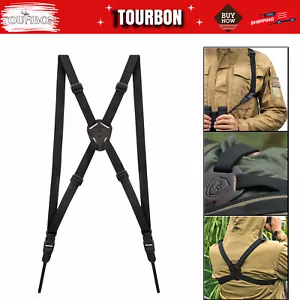 Hunting Binoculars Harness Camera Chest Carrying Strap Optics Rangefinder Holder - Picture 1 of 24