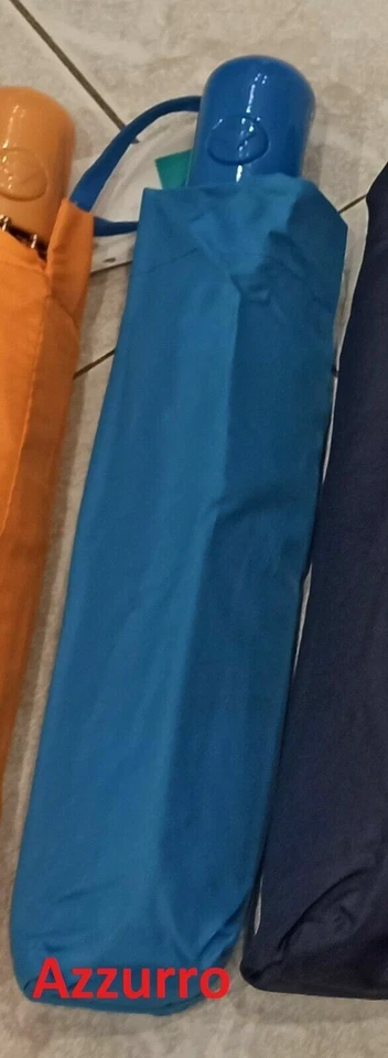 Ombrello Perletti donna mini apertura automatica Colore azzurro prodotto nuovo - Immagine 1 di 1