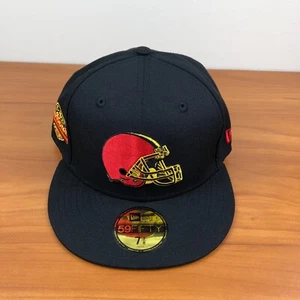 New Era 59FIFTY NFL Cleveland Browns Hat Pro Bowl 1986 Patch Cap Size 7 3/8 - Picture 1 of 7