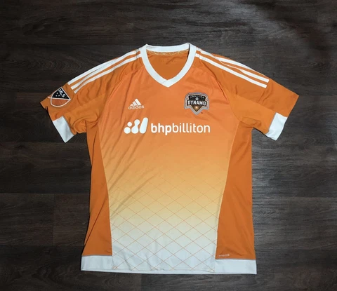 Adidas Houston Dynamo Football Home Jersey Sz L Soccer 2015 2016 Climacool Men’s Cover