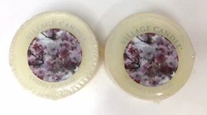 Village Candle CHERRY BLOSSOM Wax Melt Tart Lot of 2 (1 oz each) HTF Retired NOS - Picture 1 of 4