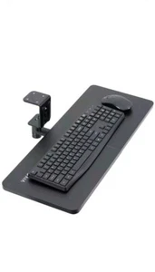 Teclado giratorio para computadora y bandeja debajo del escritorio, giratorio 25 x 10 pulgadas... - Imagen 1 de 3