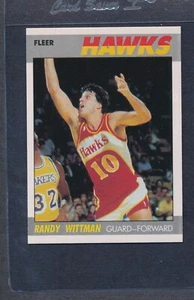 1987/88 Fleer #126 Randy Wittman Hawks NM *618 - Bild 1 von 1