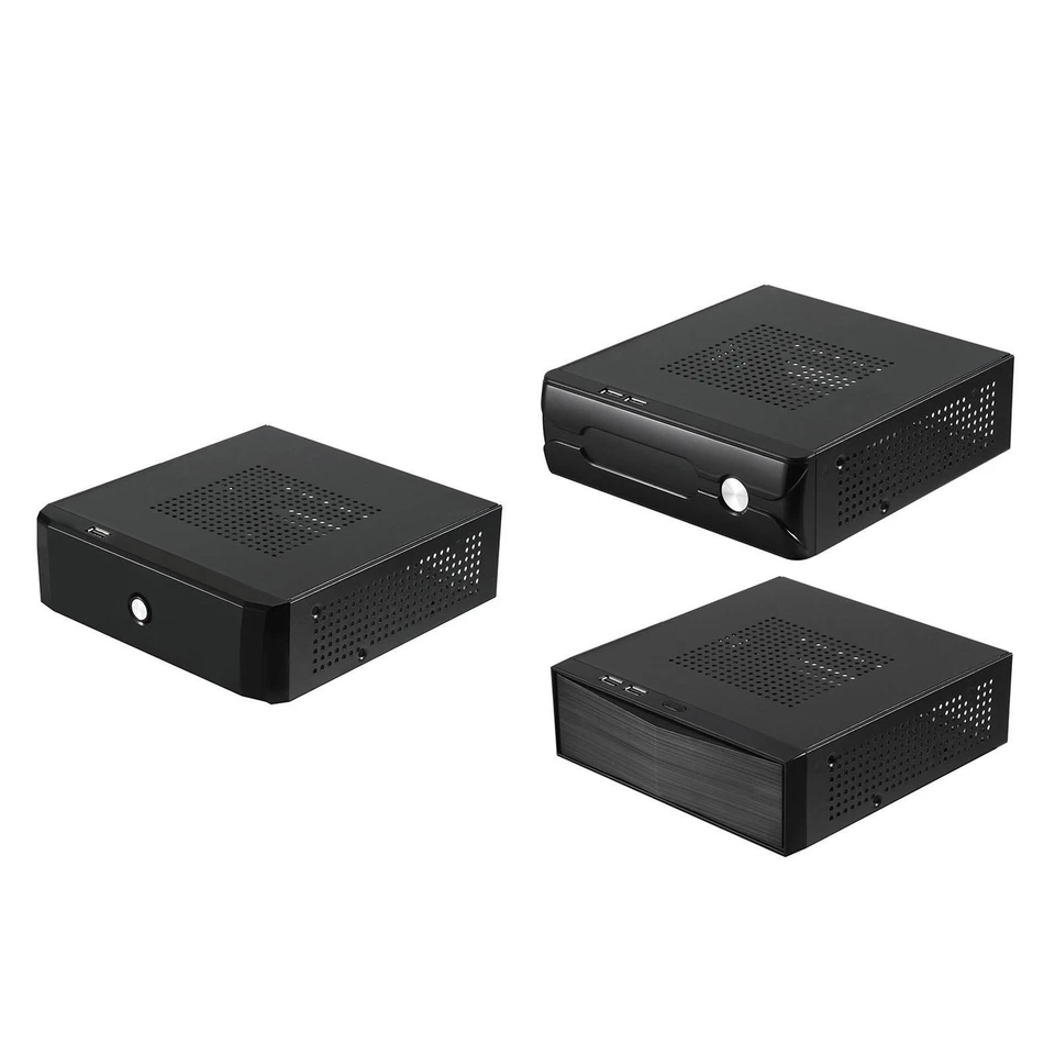 Computer Case Gaming Power Supply Slim Profile Mini ITX Case for Home - Image 1 of 1