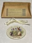 New Longaberger 2006 Easter Tie-On #23275 (Easter Bunnies With Purple Tulips)