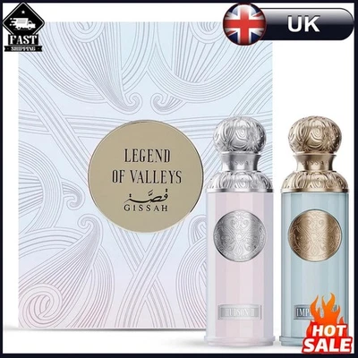 Legend of Valleys Set by Gissah 2X 90ml Spray Perfume for Women & Men Unisex