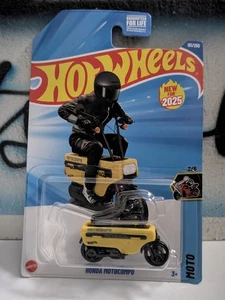 Hot Wheels 1:64 HW Moto Honda Motocompo (Yellow) - Picture 1 of 1