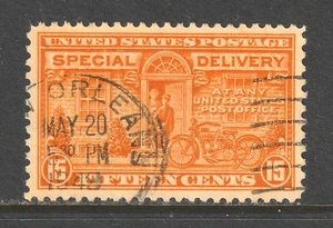 Scott # E13, Used, VF, 15¢ Special Delivery, Perf 11, 1925, New Orleans, LA CDS - Picture 1 of 2